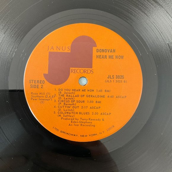 Donovan: Hear Me Now Vintage Vinyl Record - Picture 7 of 8